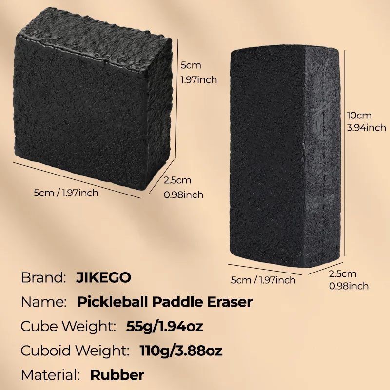 Jekego pikleball łopatka gumka z surowego włókna węglowego rakieta piklowa kula czyścik gumowa usuwa resztki kulki brud drobne zadrapania