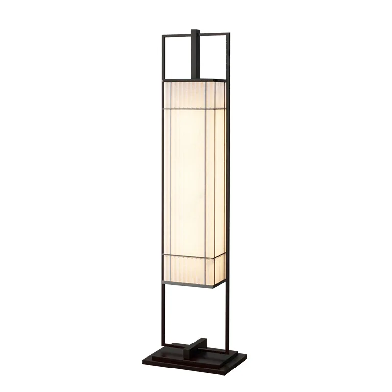 

New Chinese floor lamp Chinese style retro villa living room study zen tea room hotel