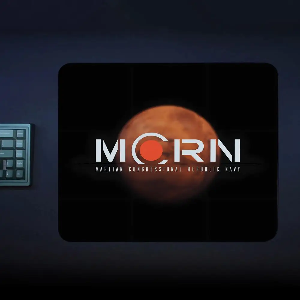 The Expanse MCRN Mouse Pad 18x22cm Small Rug  Keyboardpad Lock Edge Deskpad kawaii  Desktop Protection Mats