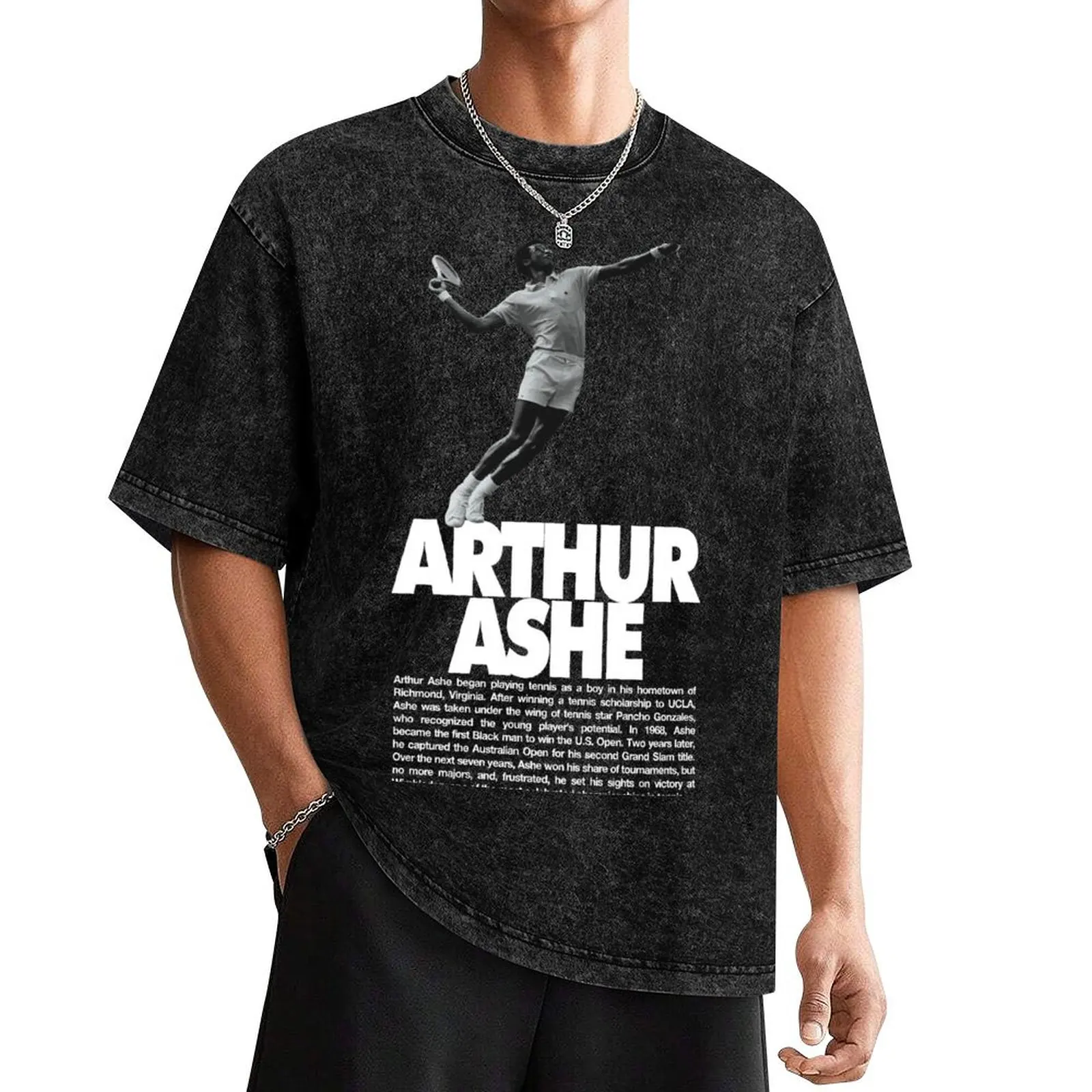 

Arthur Ashe T-Shirt plus size clothes plus sizes plus size tops graphic t shirt vintage clothes for men