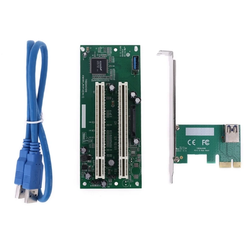 Scheda adattatore PCI-Express a doppia scheda PCI Scheda espansione slot da Pcie a X16 USB all'ingrosso