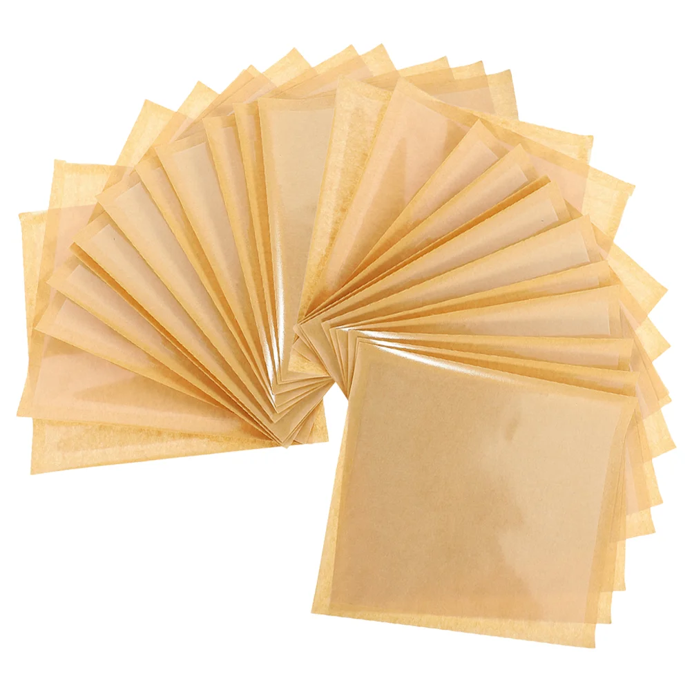 

100 Pcs Food Bag Window Paper Bags Cookie Kraft Bread Single Serving Packaging Bakery Front Cpp Baking Toast Snack