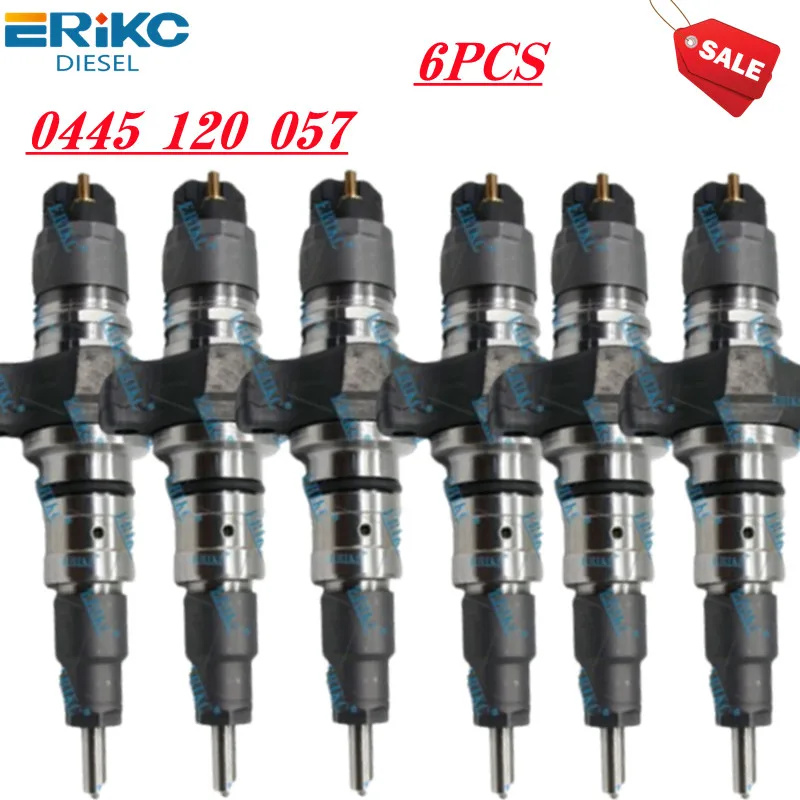 

6PC0445120057 0986435552 2854608 504091505 New Diesel Fuel Injector Nozzle 0 445 120 057 for 6.7 IVECO Renault New Holland ERIKC