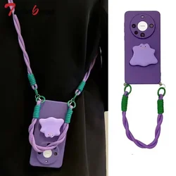 Wrist Strap Crossbody Lanyard Necklace phone Holder Case For Huawei Honor Magic 6 5 4 3 Pro Lite Silicone Cover