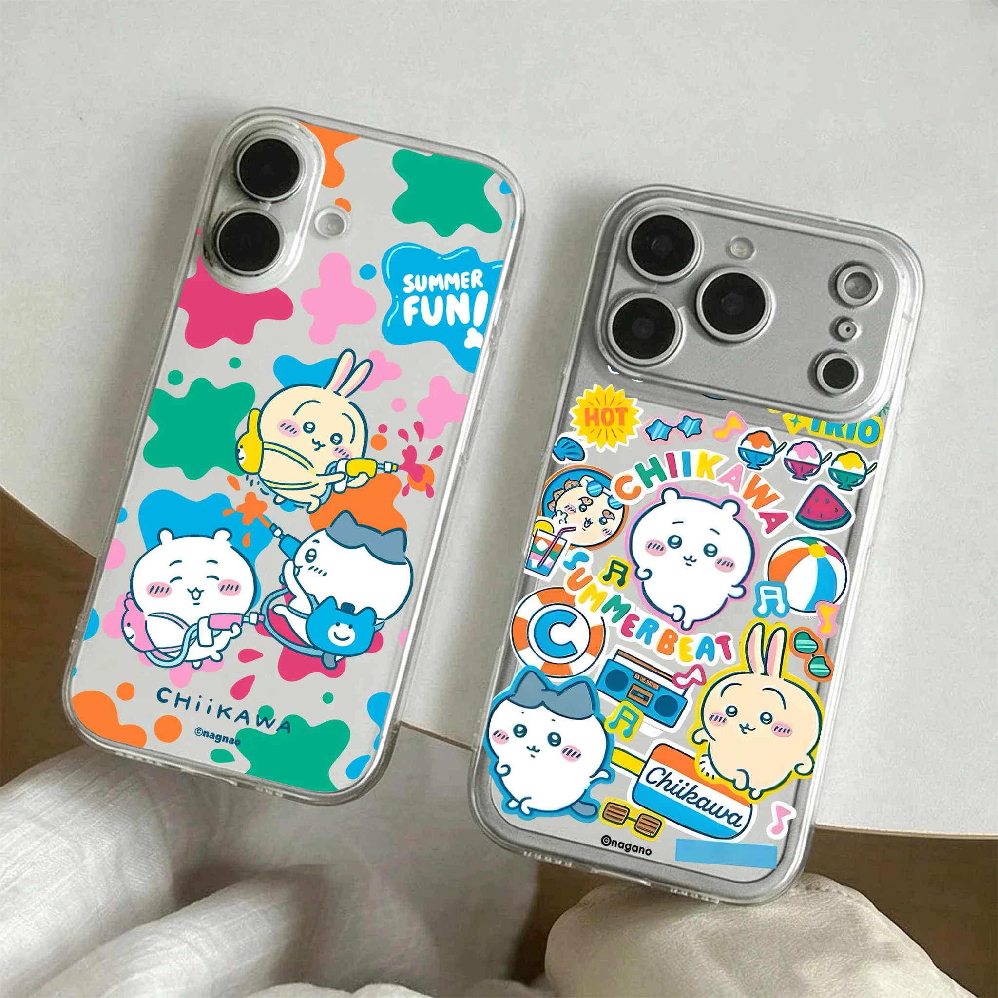 Phone Case For Samsung Galaxy A27 A37 A57 A16 A07 A17 A36 A26 A56 A55 A35 A25 A15 A05s A54 A24 A14 A06 A05 Cute C-chiikawaS