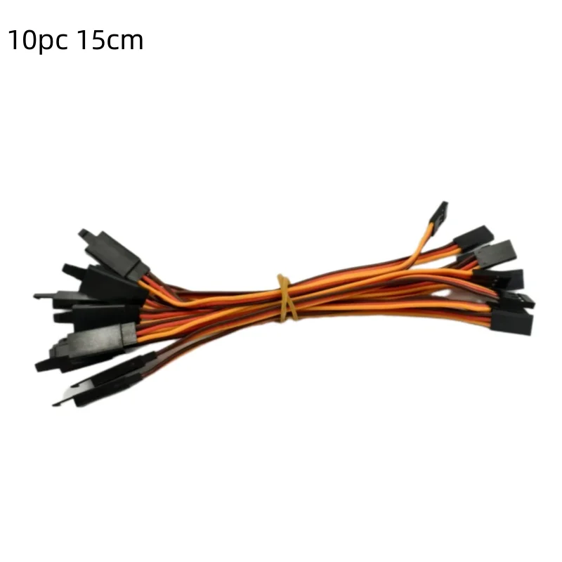 10 قطعة/الوحدة 10/15/20/30/50/100 سنتيمتر تمديد كابل محول الرصاص مكافحة تخفيف 60-core RC Futaba JR ذكر/أنثى #6