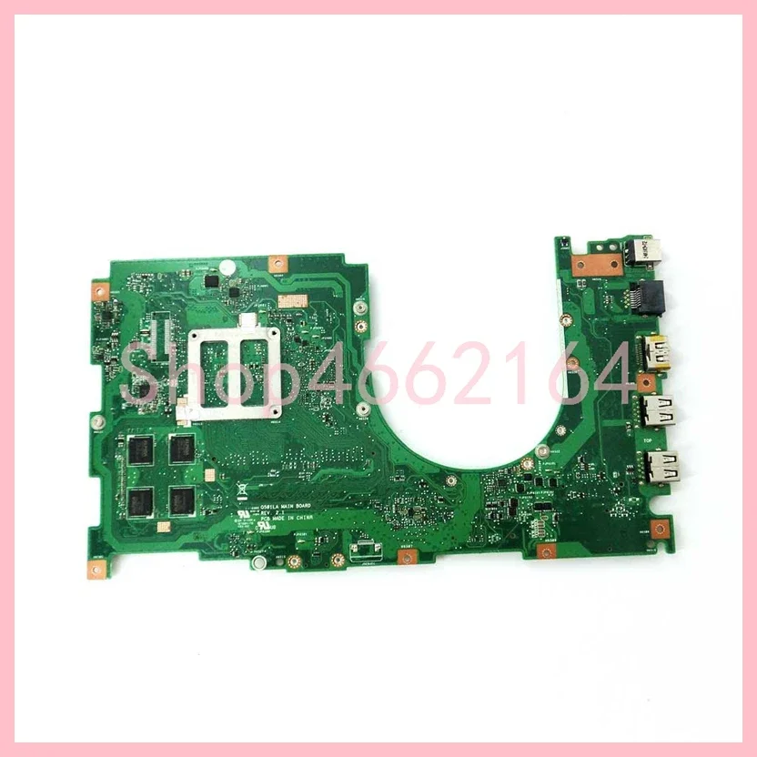 Q501LA with i5 i7-4th Gen CPU 4GB-RAM Notebook Mainboard For ASUS Q501 Q501L Q501LA Laptop Motherboard 100% Tested OK