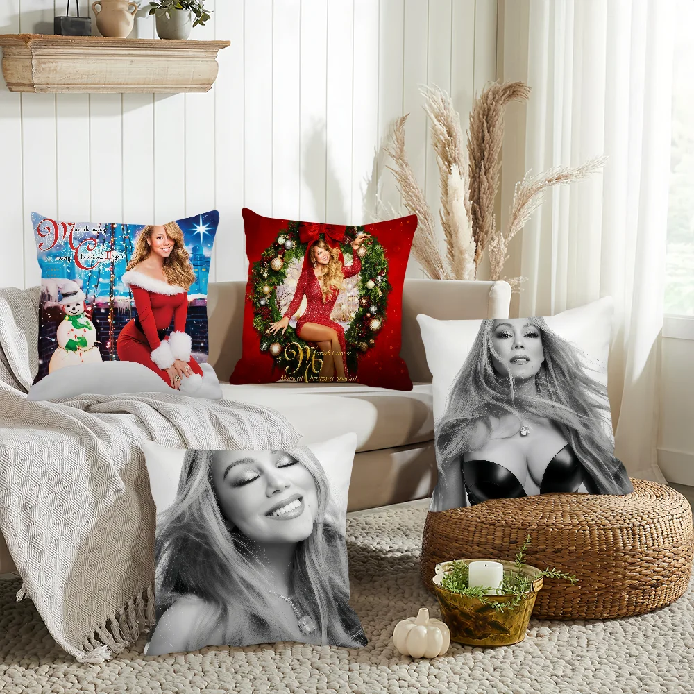 

Singer Mariah Carey Rainbow Here For It All Pillow Case Suitable For Bedrooms Living Rooms Cars Home Decoration