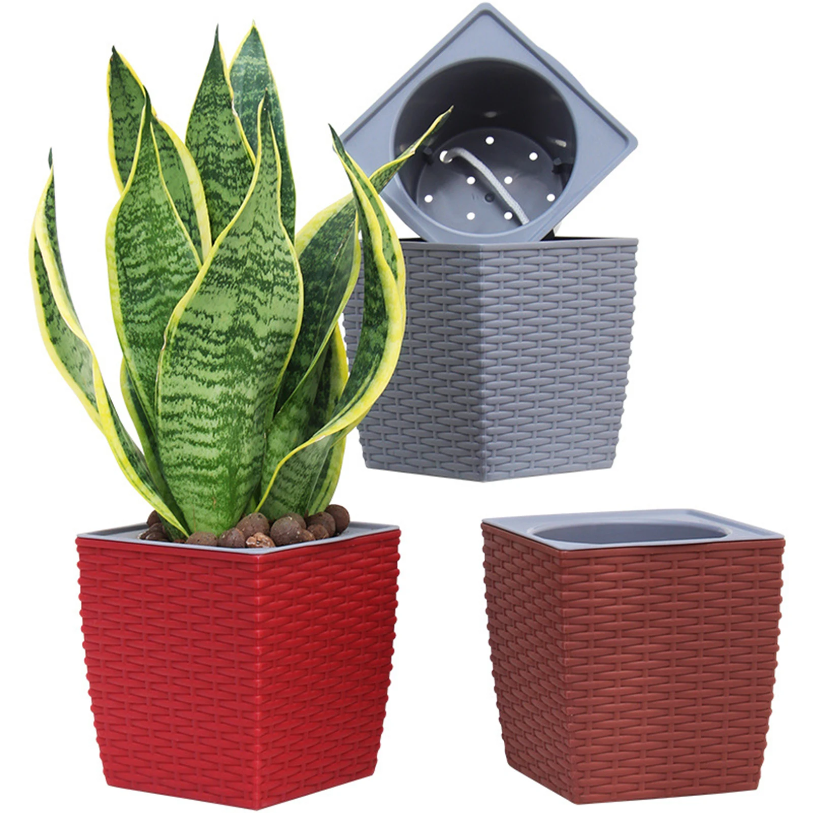 Creative Hydroponic Flower Pot No Deformation Pretty Flower Pot for Ensuring the Healthy Growth of Green Plants