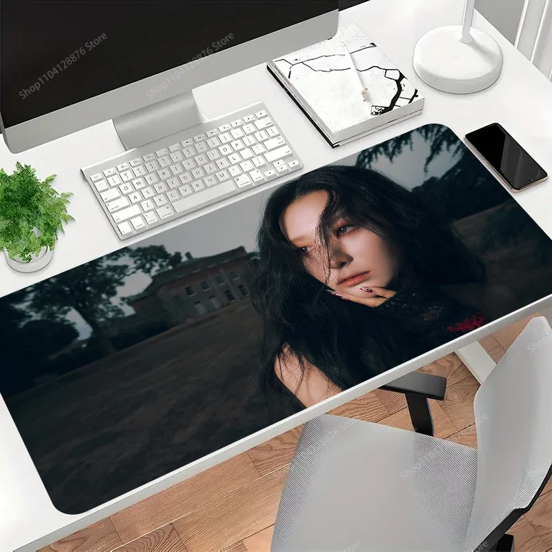 Singer Seulgi Ablum 28 Reasons Mousepad Gaming Mouse pad Gamer Pc Accessories Deskmat Keyboard Mat Desk Protector Mause Pads image 5