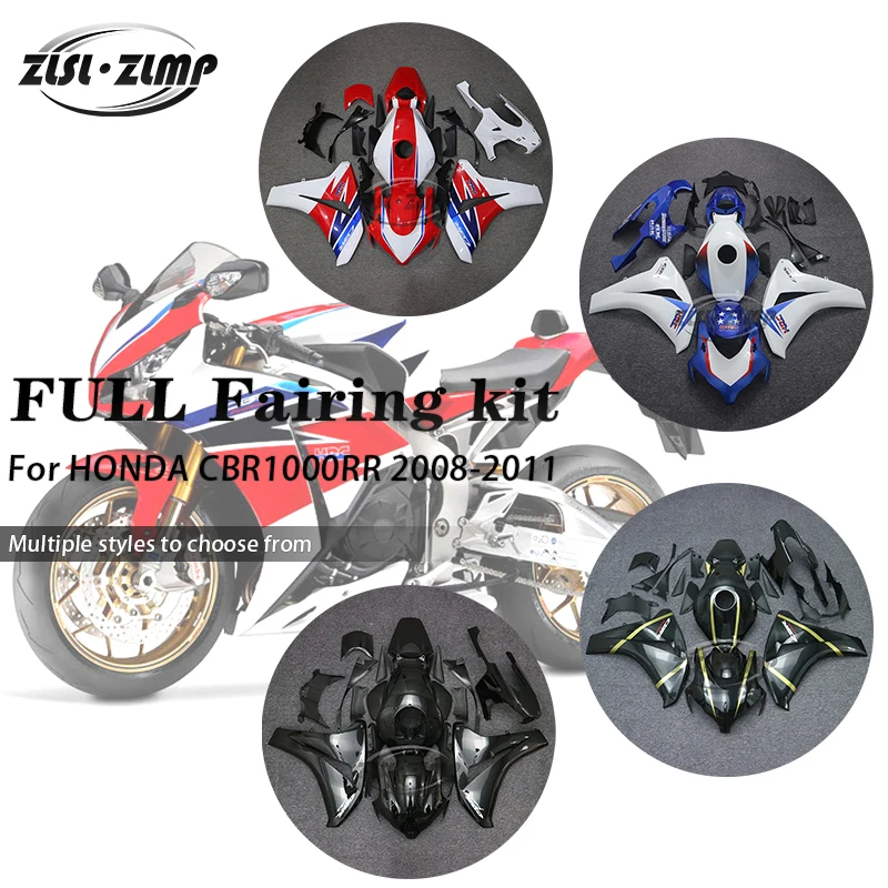 

Для Honda CBR1000RR CBR 1000 RR 2008 2009 2010 2011, пластиковый корпус мотоцикла, обтекатель кузова, комплект аксессуаров