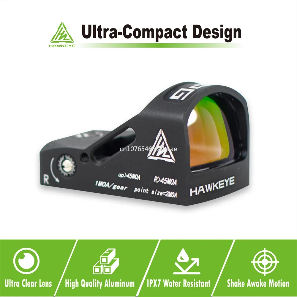 Óptica de alta calidad RPG, colimador de punto rojo, reflejo 407C/507C, miras de corte con riel de 20mm para Rifle, caza, pistola, arma Real