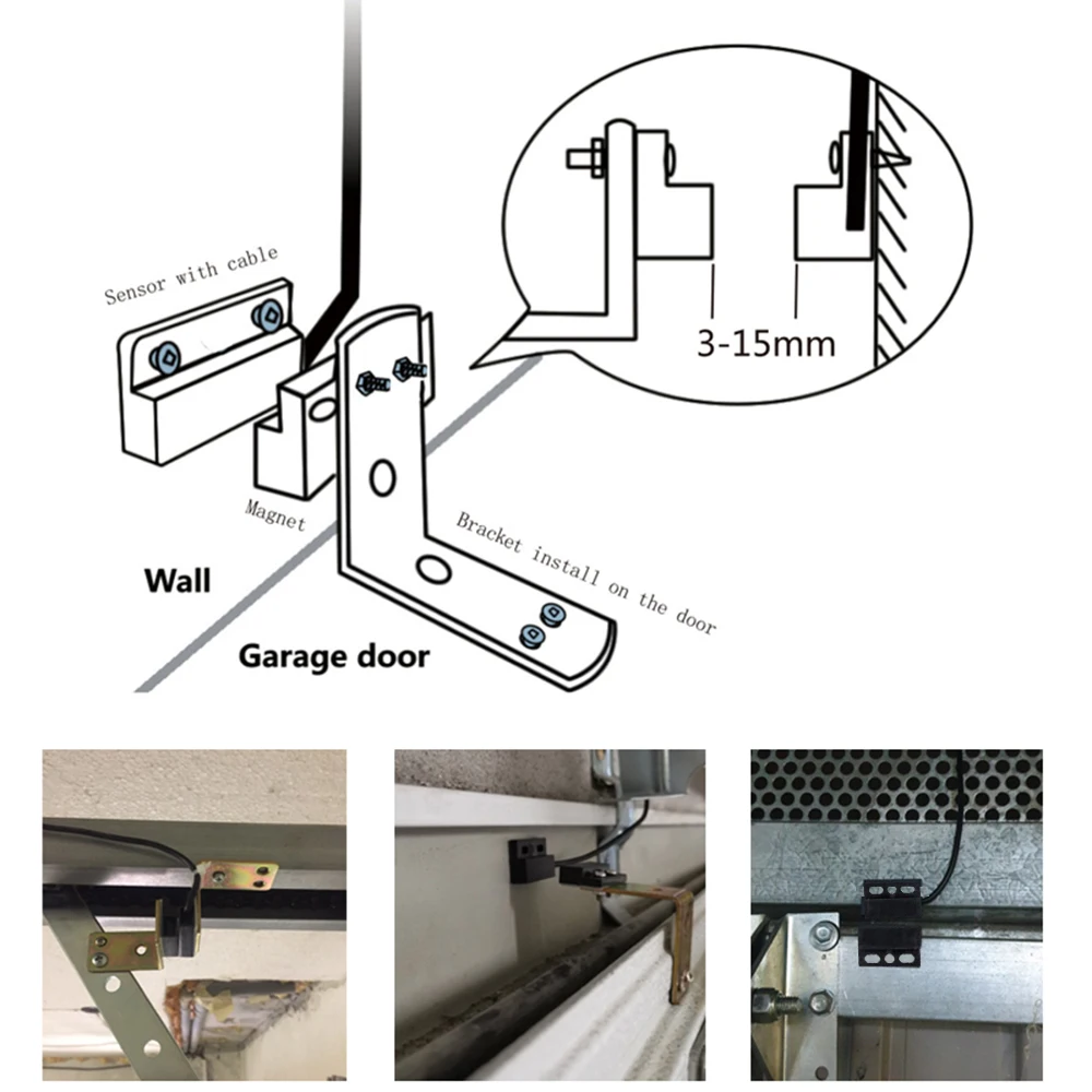 Tuya WiFi Garage Gate Door Opener Controller Smart Life APP Wireless Remote Control Magnetic Door Sensor Work With Alexa