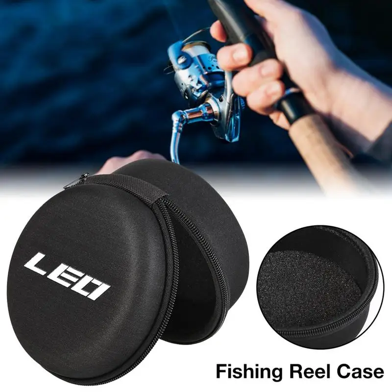 Portable EVA Fishing Reel Bag Protective Case Cover 12cm Fly Fishing Reel Bag Raft Reel Bag Fishing Gear