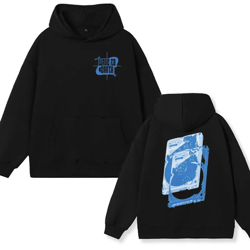 

Wave To Earth Tour 2024 New Album Hip Hop hoodie men's women Fashion Aesthetic Sweatshirts Oversized streetwear fleece pullover