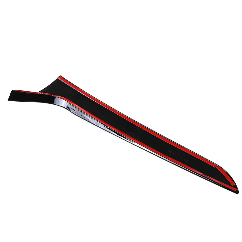 Glossy Black Car Accessories Rear Window Side Spoiler Wing Trim for Audi A4 B8 Allroad Avant 2009 2010 2011 2012 2013 2014-2016
