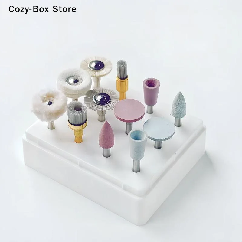 [ZY]12 PCS Upgraded Silicone And Brush Grinding Head Mixed Polishing Set - Achieve High-gloss Polishing With Polishing Paste[ZY]