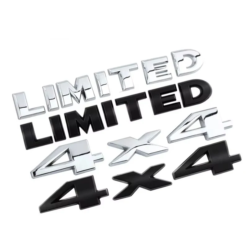 

3D Metal 4X4 Limited Tailgate Emblem Logo Car Rear Boot Trunk Badge Sticker For Jeep Grand Cherokee Compass Wrangler Renegade