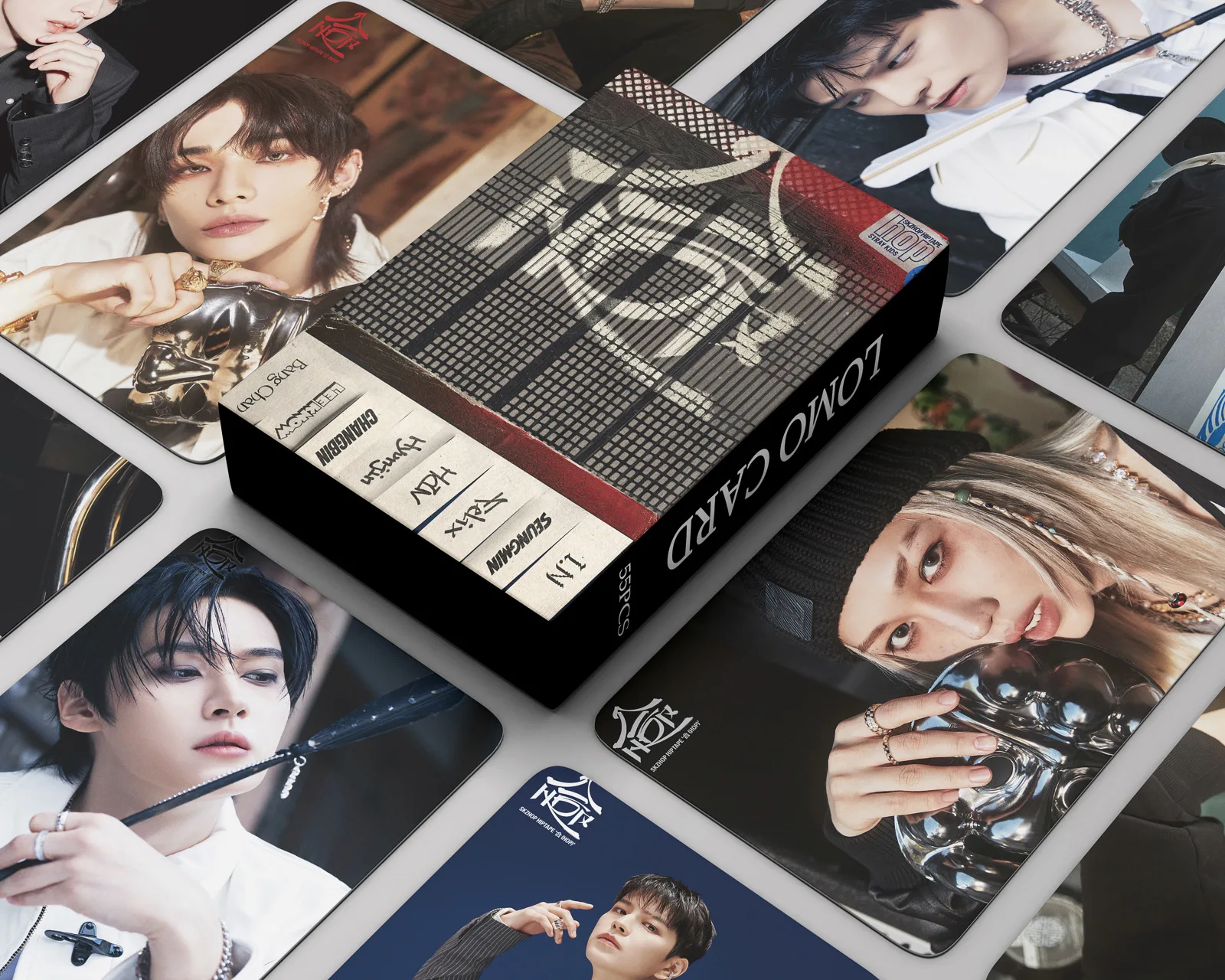 55Pcs/Set Idol Boy New Album YOUR HERO GIANT Lomo Cards HD Printd Photo Cards Felix HyunJin Chan Changbin Seungmin Fans Gifts