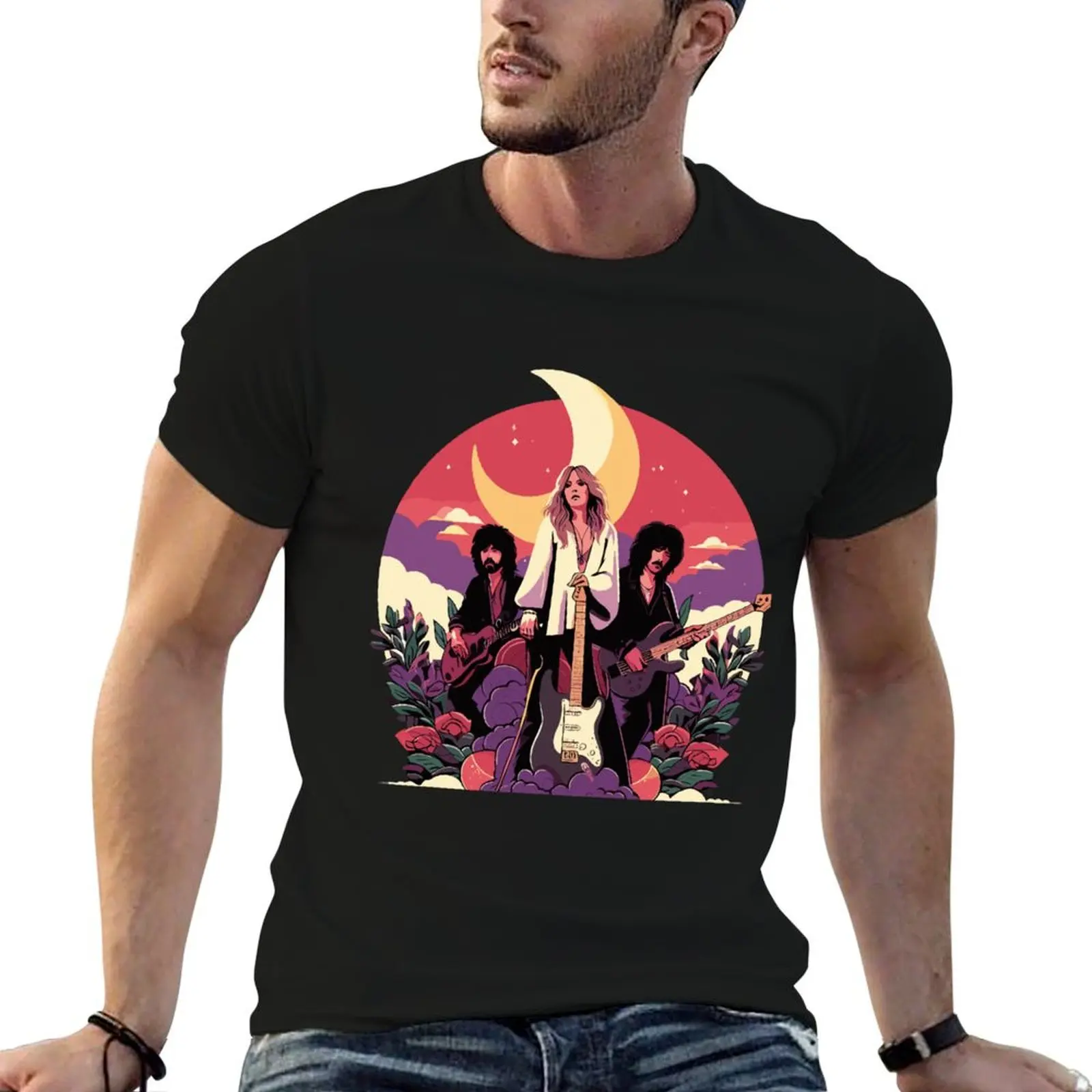 

fleetwoodmac- band girl and boys T-Shirt tees anime tshirt shirts graphic tee men