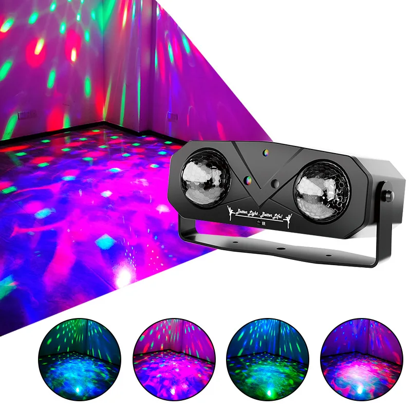 クリスマス装飾ライト多目的 7 色回転雰囲気 LED 水の波紋 KTV ディスコライト