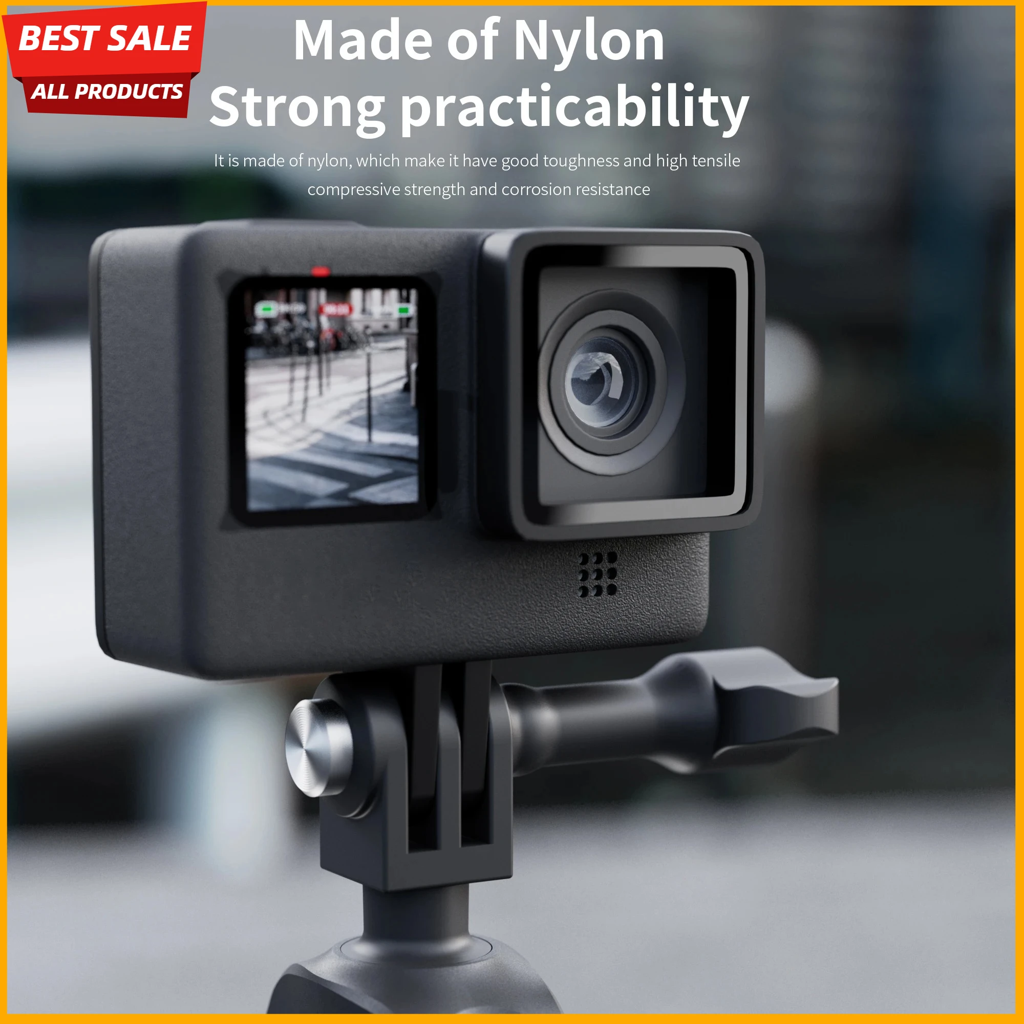 

Крепление для экшн-камеры DJI Pocket 3/Pocket 2 на руль велосипеда, металлический держатель-кронштейн, зажим для руля