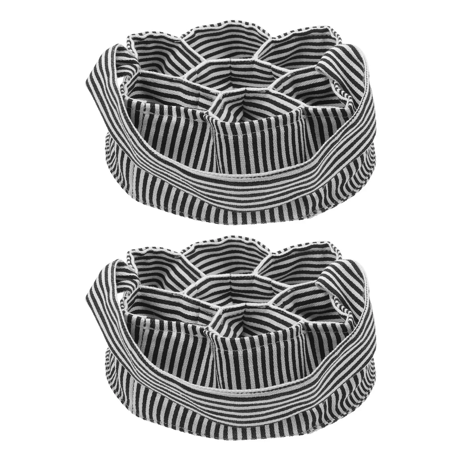 2Pcs Canvas Egg Storage Basket with 7 Pouches Divided Structure for Fresh Eggs Farmhouse Kitchen Countertop Egg Holder Small