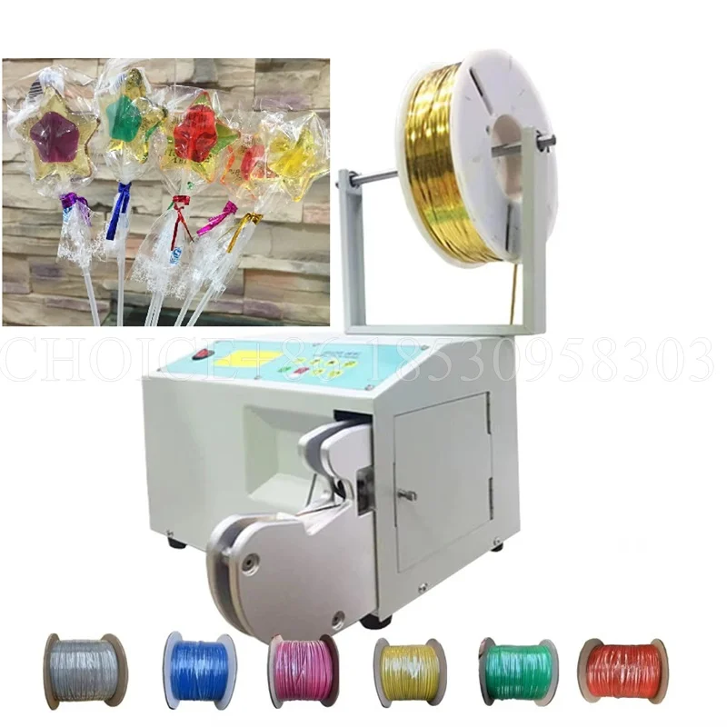 Easy To Use Electrical Touch Screen Wire Bundle Tying Machine Twist Tie Wire Machine Bread Lollipop Candy Twist Tie