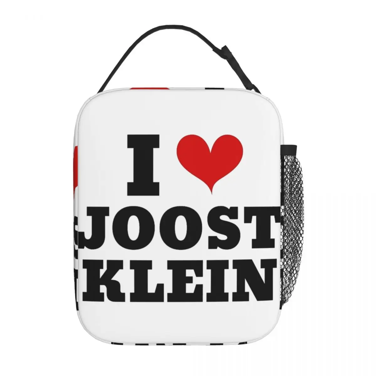 

I Love Joost Klein Thermal Insulated Lunch Bag for School Singer Reusable Bento Box Men Women Thermal Cooler Lunch Boxes