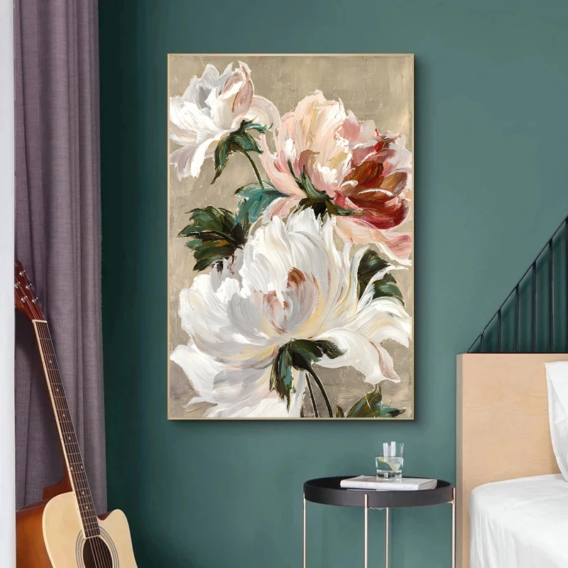 Modern Nordic Flower Posters Canvas Print Plant Painting Home Decoration Wall Art Picture For Living Room Free Shipping No Frame