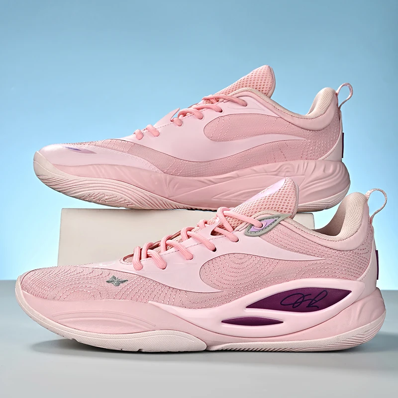 Basketball Shoes Breathable Cushioning Non-Slip Wearable Runing Shoes Men's Gym Training Athletic Basketball Sneakers for Women
