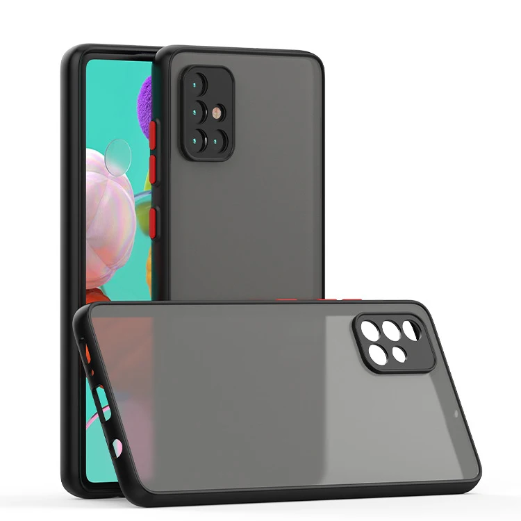 Matte Silicone Hard Phone Case For Samsung Galaxy A52 A72 A32 4g 5g A51 A71 A12 A42 A31 A21s A50 A70 M51 A 32 52 72 2021 Cover