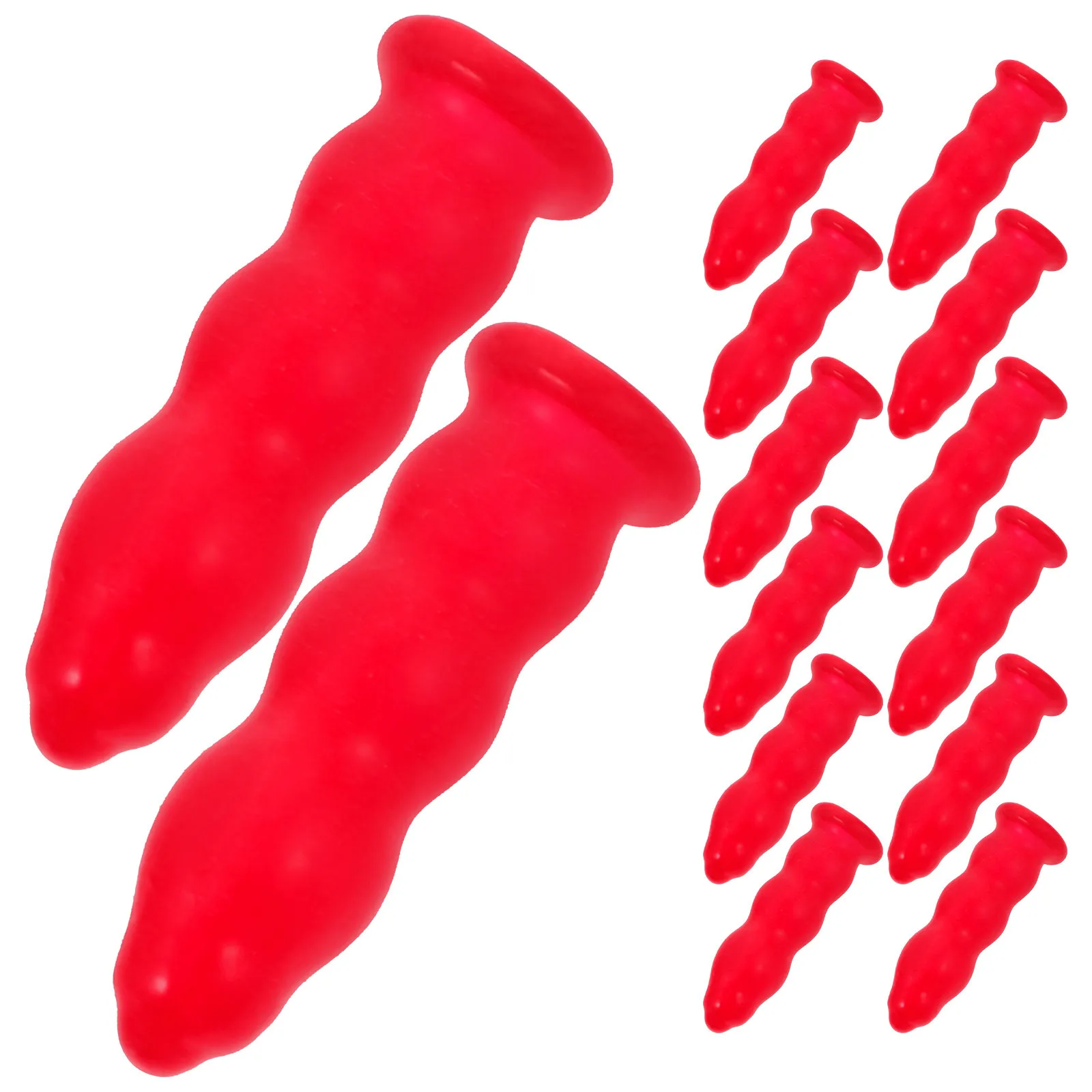 

35pcs Caulking Tube Caps Leak Proof Sealing Caps For Caulk Tubes Durable Glue Nozzle Covers Bright Color Easy Identification