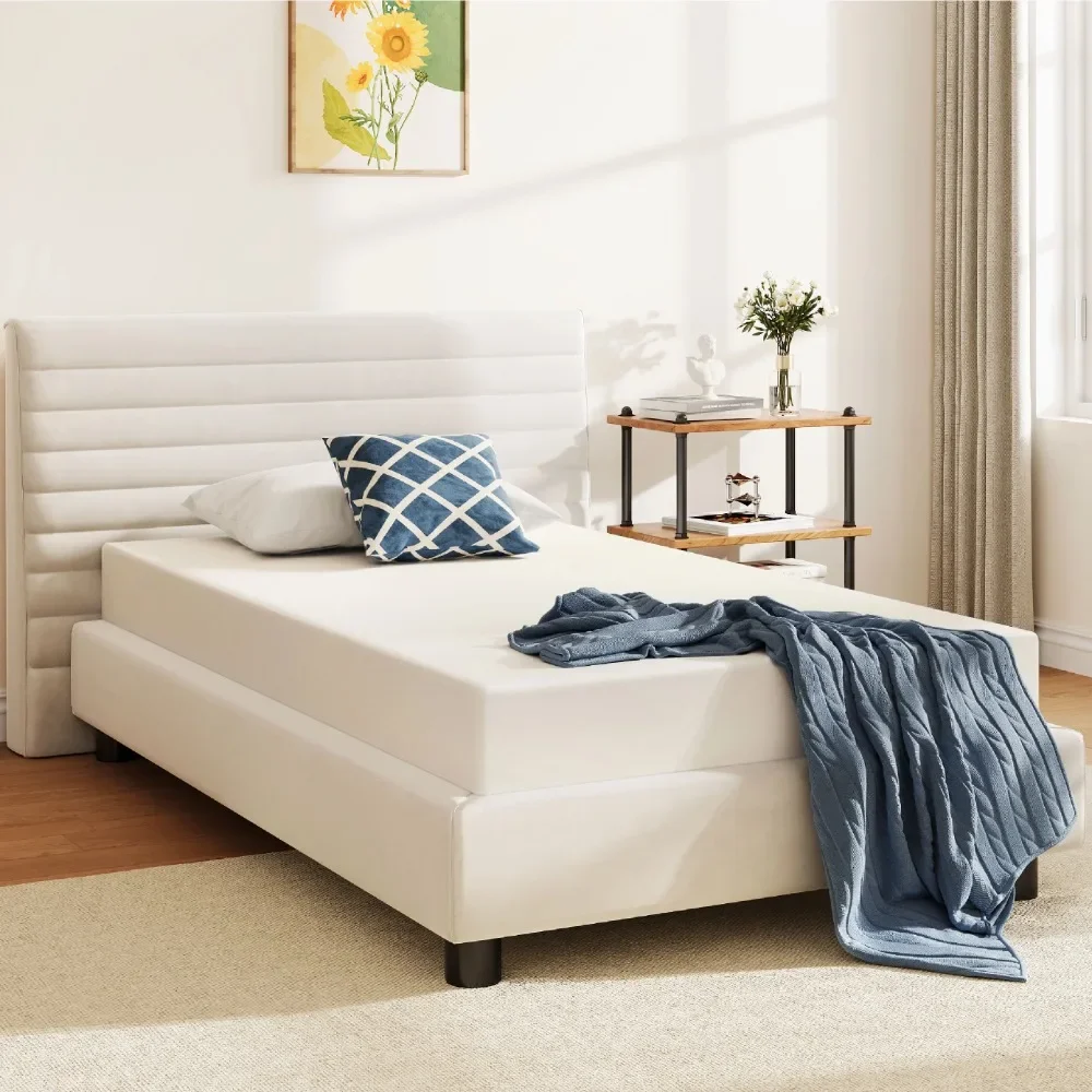 

Twin Mattress, 6 Inch Memory Foam Mattress in A Box, Medium Firm, Memory Foam Mattresses Are Moderately Soft and Firm