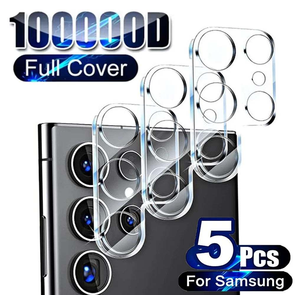 

5-1 шт. Защитное стекло для камеры Samsung Galaxy S26 S25 S24 S23 S22 Ultra Plus, HD прозрачная задняя крышка-пленка для объектива, защита объектива