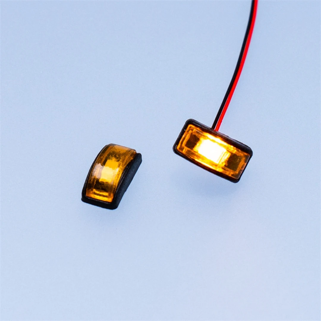 Profile light Visor Lamp CBD-03 ABS Plastic Yellow For 1/14 Tamiyaa RC Dump Truck Tipper Tractor JUWUBA Toy Model Parts