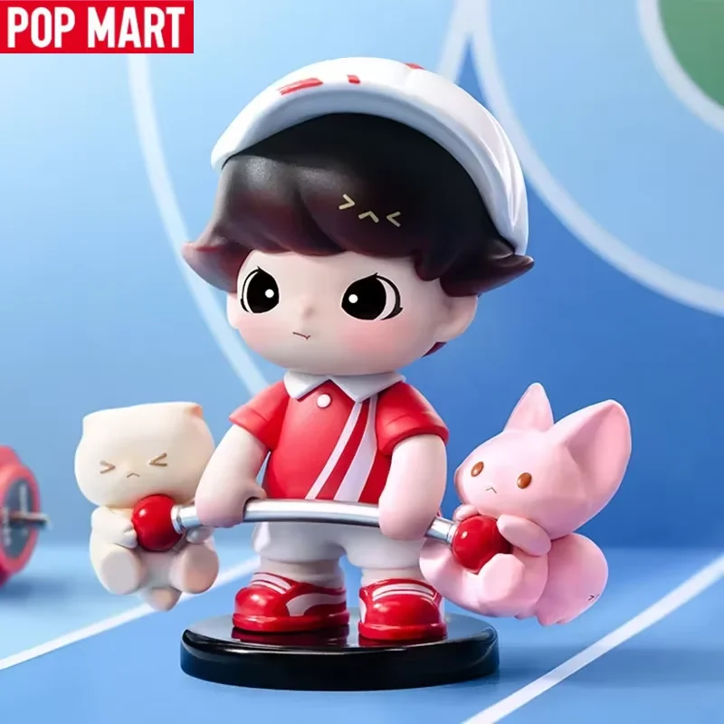 POP MART DIMOO Ouch Heavy 시리즈 블라인드 박스 미스터리 박스 게스 백 모델 귀여운 장난감 인형 애니메이션 피규어 데스크탑 장식품 선물 소녀용