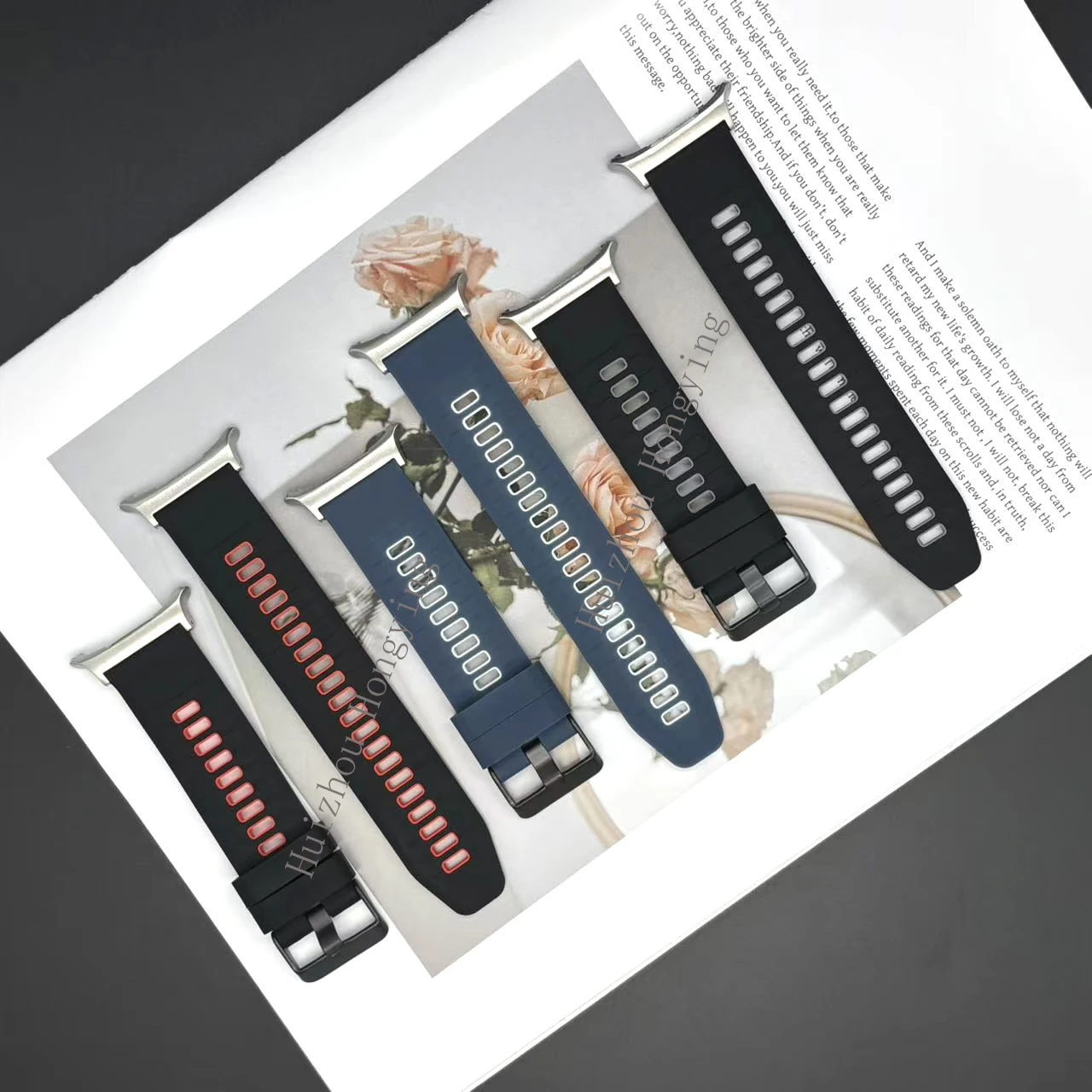 Para samsung galaxy watch ultra silicone pulseira de relógio para samsung galaxy watch ultra 47mm pulseira relógio acessório seleção presente