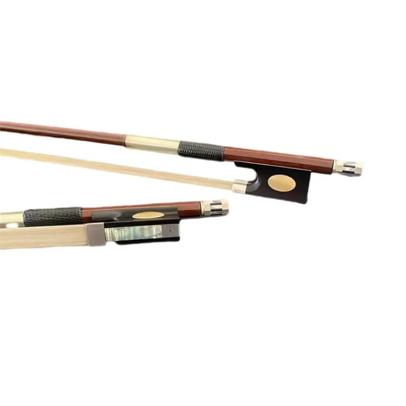 

STLF Factory Direct Well Balanced 4/4 Violin Fiddle Bow Wood Round Stick Ebony Frog Violin Parts Accessories