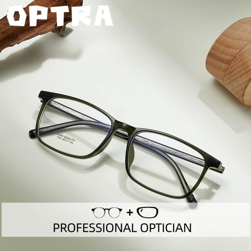 

OPTRA TR90 Stylish Appearance Reading Glasses Anti Blue Ray Myopia Photochromic Eyeglasses Custom Prescription Optical Eyewear
