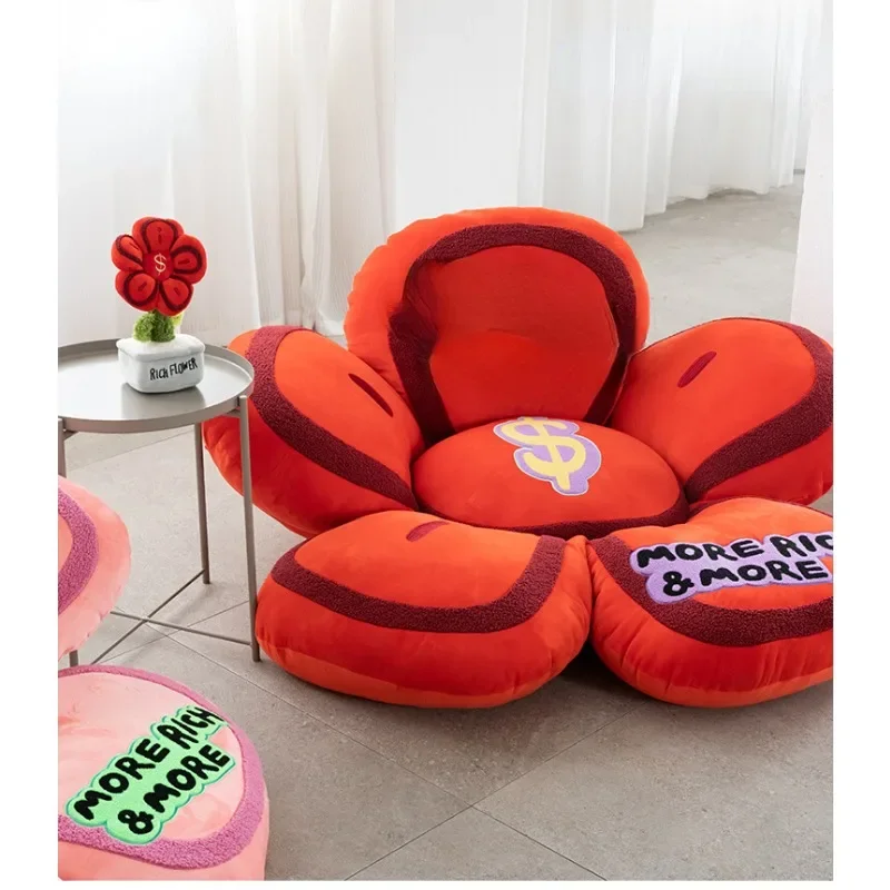 Rich Flower Lazy Sofa Living Room Sleeping Fun Sofa