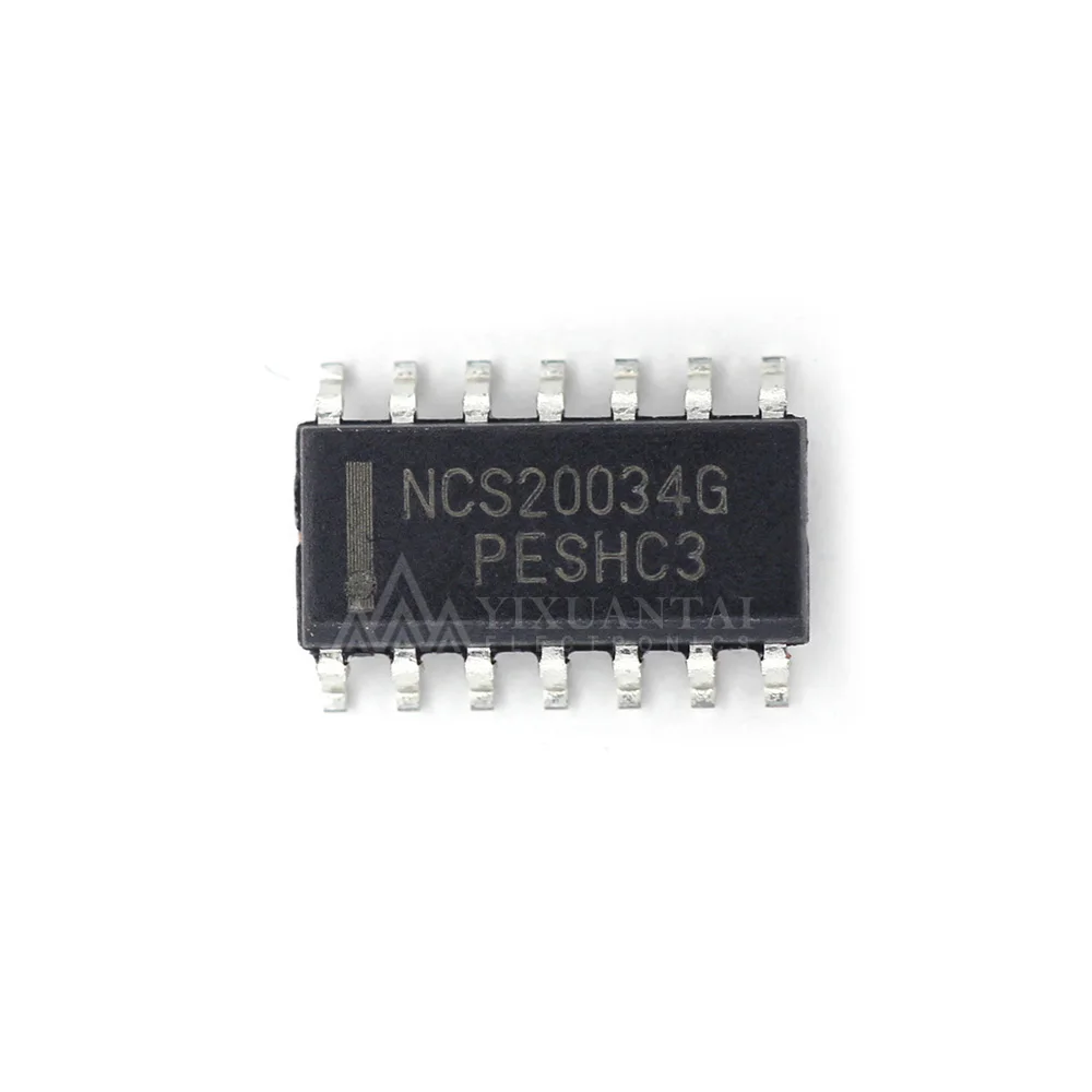 10PCS/LOT NEW Original NCS20034DR2G NCS20034DR NCS20034D NCS20034 Marking: NCS20034 SOP14