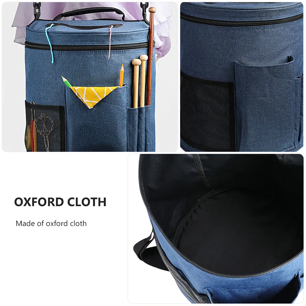 

Oxford Cloth Yarn Storage Bag Durable Knitting Tools Carrying Case Travel Tote Sewing Accessories ganizer Wool Ball Storage Bag