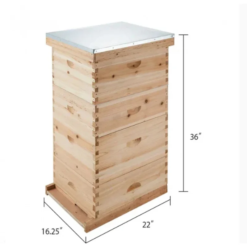 High Quality Langstroth Beehive Kit Bee Hives Boxe Use For 8 Frame Not Including Frames