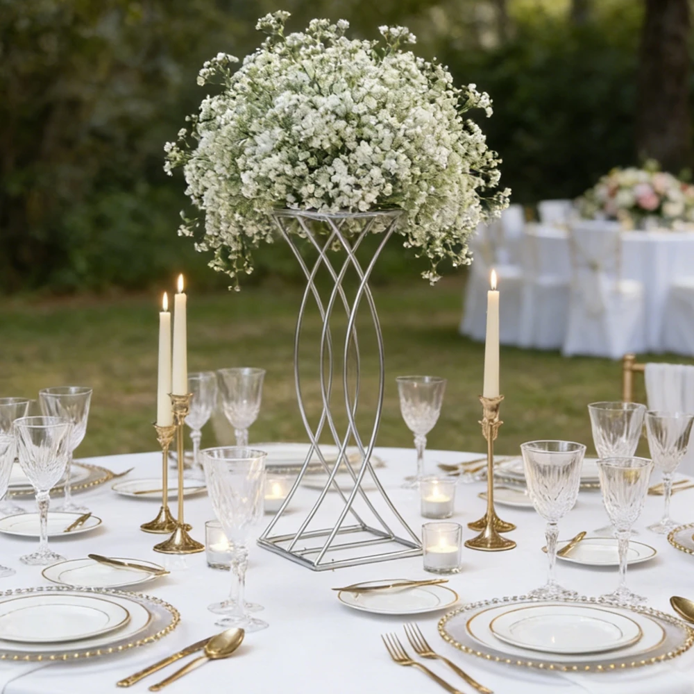 10pcs 80cm)Candelabra Available in Gold and Silver Perfect for Weddings Home Decor Events Trending Luxury Centerpiece