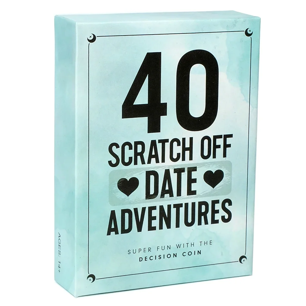 

40 Fun and Romantic Scratch Off Date Adventure Ideas Card Game for Boyfriend Wife Husband Perfect for Date Night