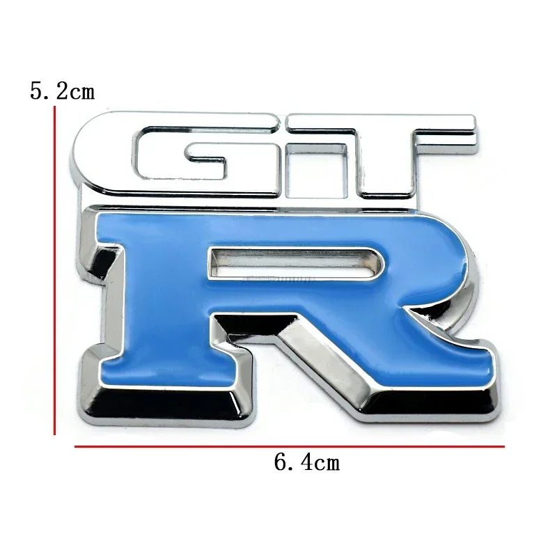 3D GTR Logo Car Styling Emblem Badge Stickers Auto Decor For Nissan X-Trail Xterra Sunny LANNIA Almera Qashqai Sylphy