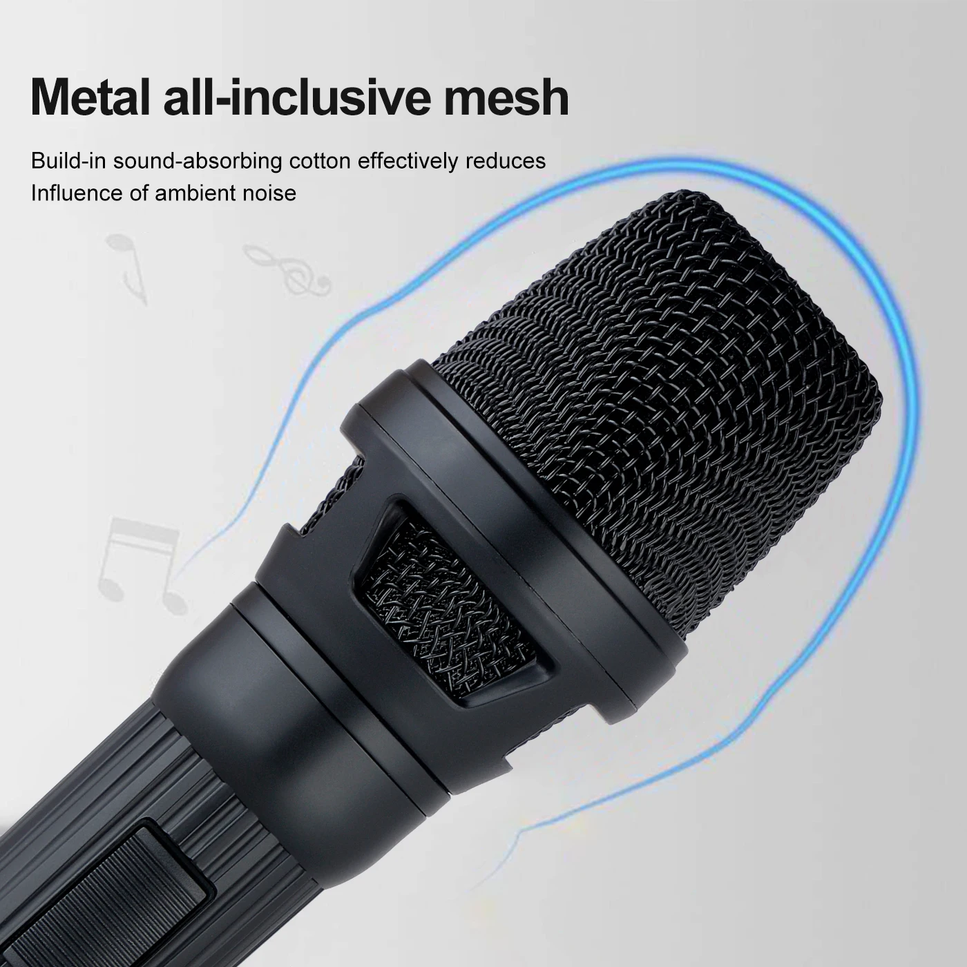 Dynamic Karaoke Microphone for Singing with 3M/9.8FT XLR Cable for Speakers, Karaoke Singing Machine, Amp, Mixer