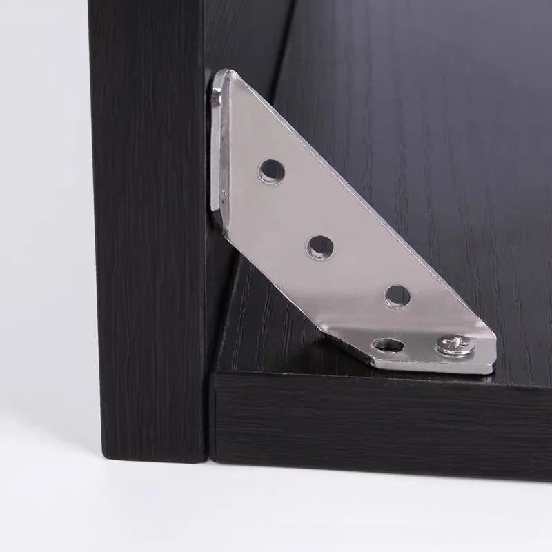 Heavy duty stainless steel angle brackets - multifunctional, three sided support cabinets and metal frame brackets for cabinets