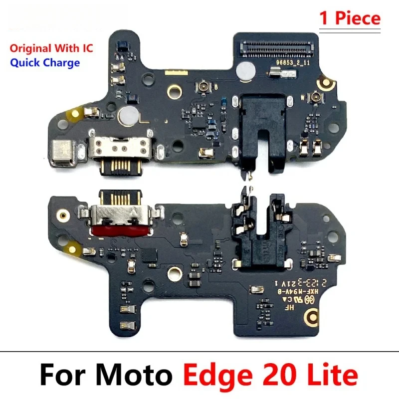 For Motorola Moto Edge 20 30 Fusion S30 Pro Lite USB Charging Port Mic Microphone Dock Connector Board Flex Cable